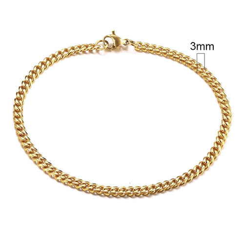 Stainless Steel Curb Cuban Link Chain