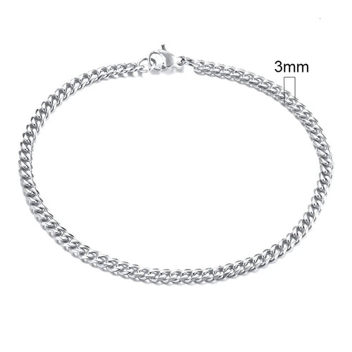 Stainless Steel Curb Cuban Link Chain