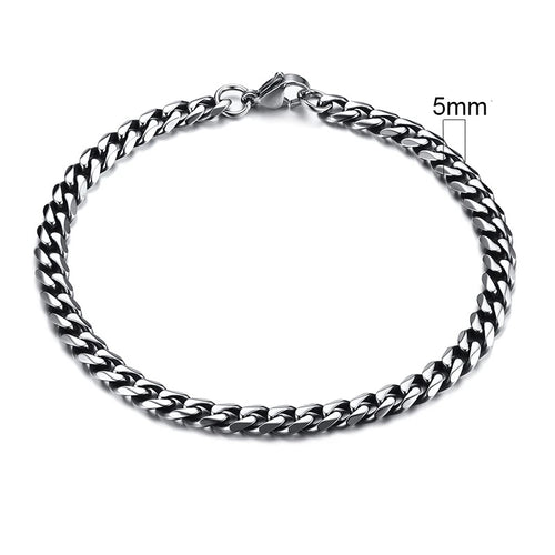 Stainless Steel Curb Cuban Link Chain