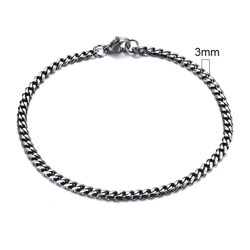 Stainless Steel Curb Cuban Link Chain