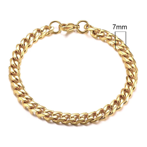 Stainless Steel Curb Cuban Link Chain