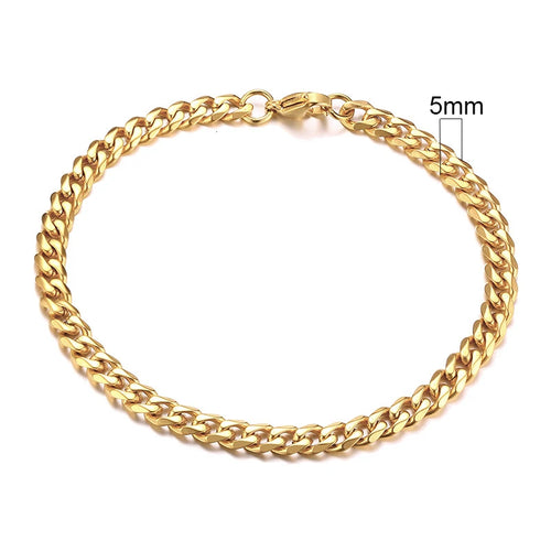 Stainless Steel Curb Cuban Link Chain