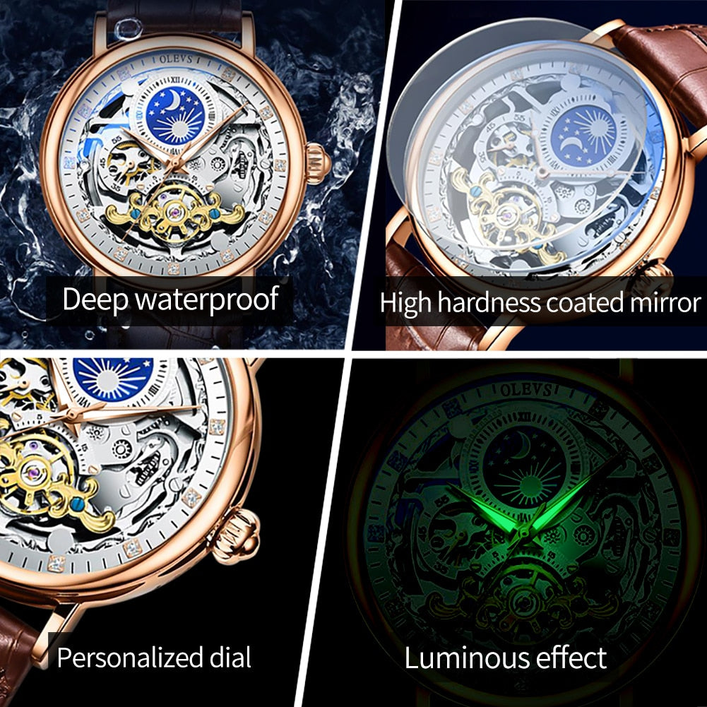 Mechanical Automatic Tourbillon Watch