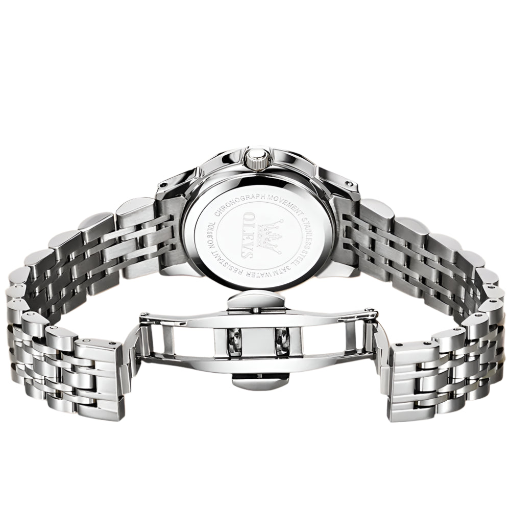 Waterproof Mirror Quartz Watch Waterproof 7 Variants