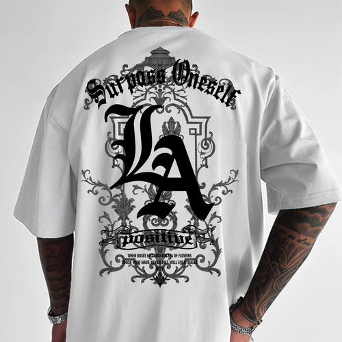 Summer casual sports loose back T-shirt