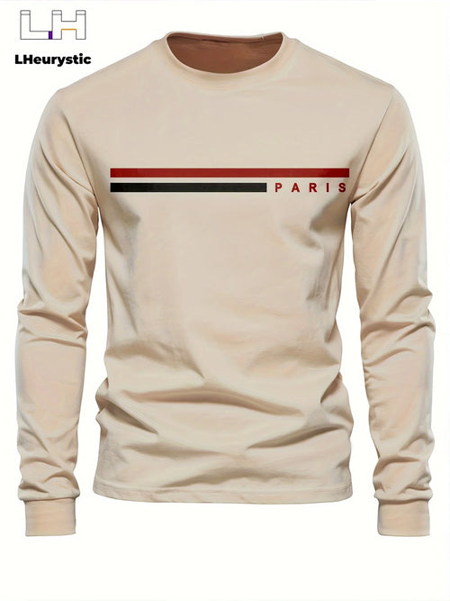 Summer loose comfortable casual PARIS print