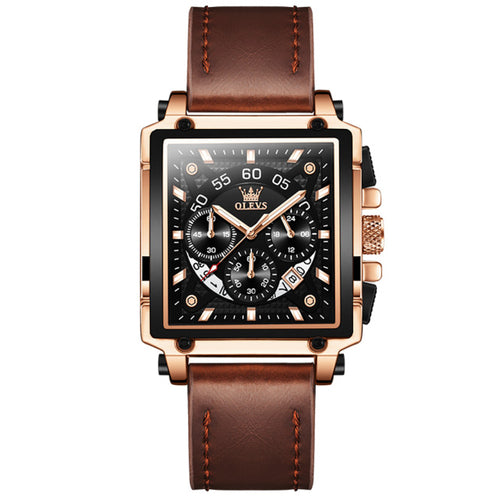 Square Quartz Watch Waterproof 3 Variants