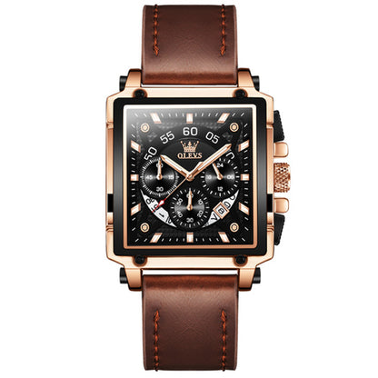 Square Quartz Watch Waterproof 3 Variants