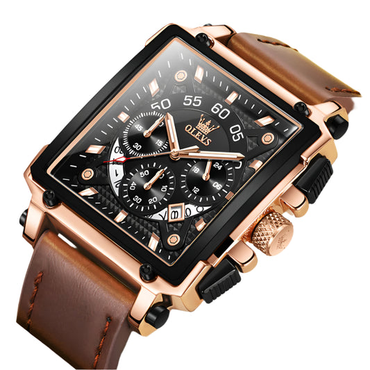 Square Quartz Watch Waterproof 3 Variants