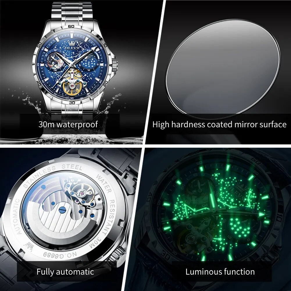 Multifunctional Luminous Mechanical Automatic Waterproof 8 Variants
