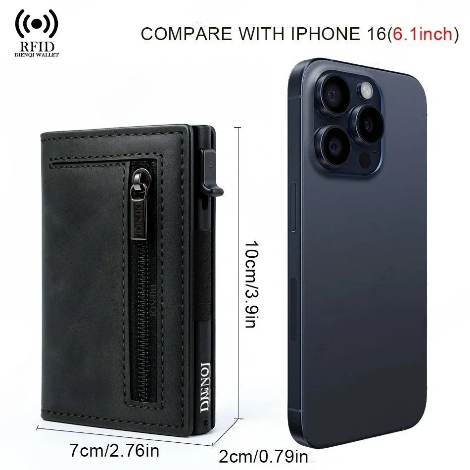 RFID Blocking Wallet for Men Magnetic Credit