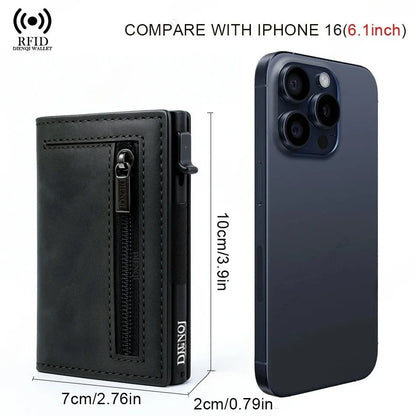 RFID Blocking Wallet for Men Magnetic Credit
