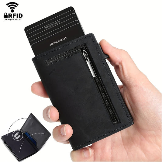 Magnetic Credit Card Holder Wallet RFID Blocking