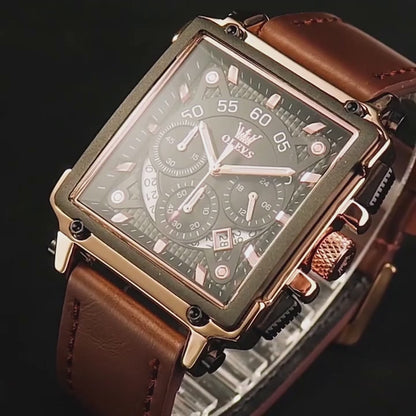Square Quartz Watch Waterproof 3 Variants